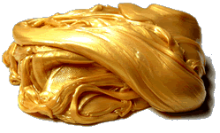 Intelingentná plastelína: Oslnivá zlatá